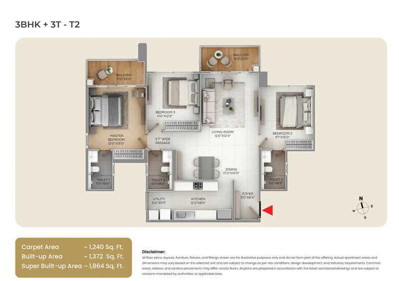 Purava Codename Bliss Floor Plan